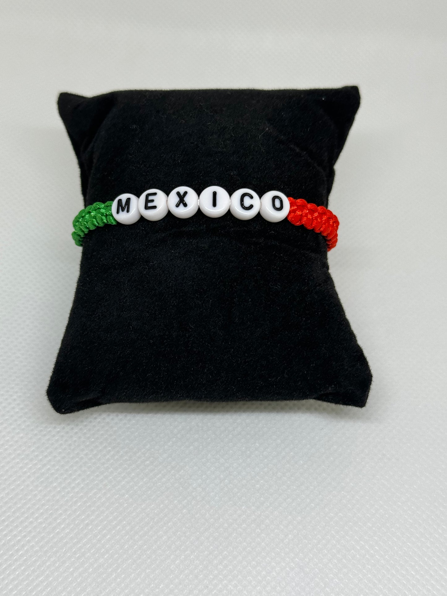 Mexico letters bracelet